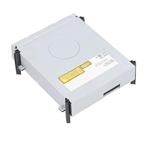 Asixxsix Spielekonsolen-Festplattenl... Externes CD-DVD-Laufwerk, ROM-Treiber, Optisches Metall-Laufwerk für 360-Spielekonsole, Tragbare Externe Spiele-Festplatte