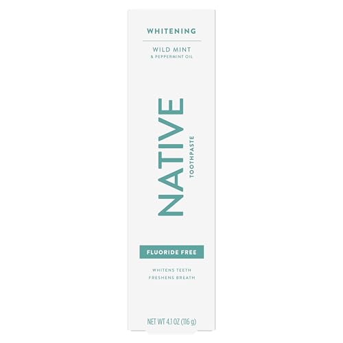 Native Fluoride Free Toothpaste, Whitening - for Adult, Kids 2+ Oral Care - Wild Mint & Peppermint Oil Flavor, 4.1oz (Pack of 3) - image 9