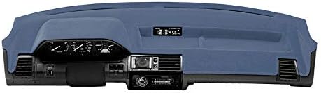 Coverking Dash Cover Mat Pad Custom Designed for Select Nissan D21 Dashboards: Polycarpet Material, Medium Blue
