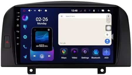 Car Radio for Hyundai SONATA NF 2004-2008 Android 15 9 Inch Car Screen with Wireless Carplay Android Auto For, 4 core 2G+64G