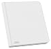Ultimate Guard XenoSkin Quadrow Zipfolio 12 Pocket Card Storage Binder Portfolio White