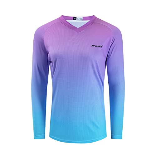 MTB Jersey Camiseta feminina de ciclismo de ciclismo para mountain road de manga comprida, 115, G