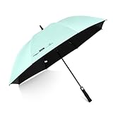 G4Free Windproof UV Protection Golf Umbrella Large 62 Inch Automatic Open Sun Rain Stick Umbrellas