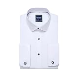 Photo Gallery gollnwe camicia da uomo con polsino alla francese, slim fit, elasticizzato, colletto con gemello in metallo, bianco chiaro., xl Photo Gallery gollnwe camicia da uomo con polsino alla francese, slim fit, elasticizzato, colletto con gemello in metallo, bianco chiaro., xl