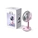sdhiiolp Ventilatore portatile 10 ingranaggi Ventilatori ad angolo regolabile da tavolo Ventilatori di raffreddamento ad rimovibili Ricaricabili Cool Living Room, Rosa
