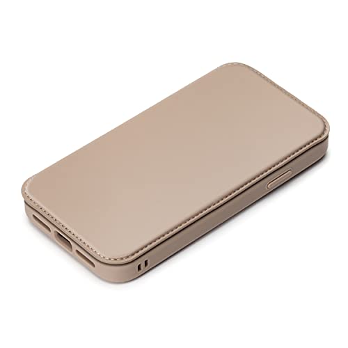 Premium Style iPhone 13 Pro�p �K���X�t���b�v�P�[�X �x�[�W�� PG-21NGF02BE