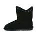 BEARPAW Women's Rosie Winter Boot, Black, 8 M US