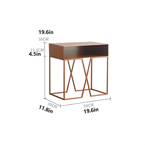 Table d'appoint en métal petite table basse d'angle - 4
