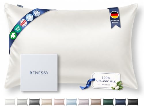 RENESSY Seidenkissenbezug 40x145cm aus 100% Bio-Maulbeerseide, 22 Momme – Ansicht 1