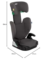 Graco Junior Maxi™ i-Size R129 Kindersitz, 100 bis 150 cm, Iron – Ansicht 9
