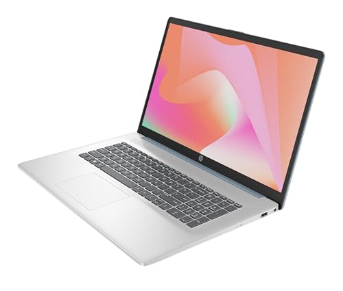 HP 17 cp2001sf 17.3" 1600 x 900 Pixels AMD Ryzen 3 8Go SSD Windows 11 Home Naturel - vue 3