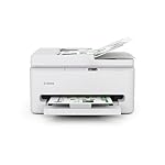Canon PIXMA TR7120 Wireless Color Inkjet Printer for Duplex Printing, White – Home Printer with Copier/Scanner, Auto Document Feeder, Compact Design, Intuitive Control Panel