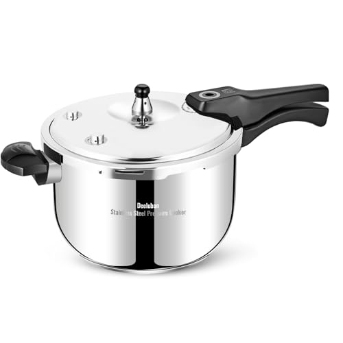 Deeluban Stainless Steel Pressure Cooker 10 Quart