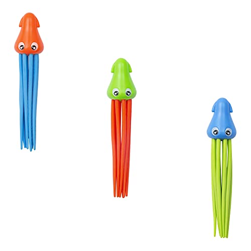 Bestway- Hydro-Swim Tauchfiguren Tintenfisch / 3 Stk Figuras De Buceo (3 Unidades), Color Surtido, Talla Única (8321657)