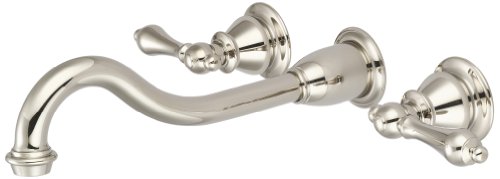 Water Creation F4-0001-05-AL Elegant Spout Wall Mount Vessel/Lavatory Faucet