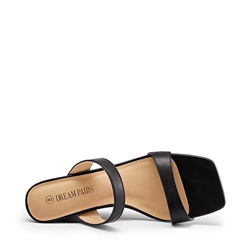 Image of DREAM PAIRS Womens Slides Slip On Wedge Sandals