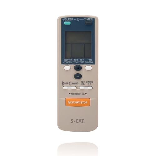 Image of S-CAT Compatible with O General AC Remote Control Model Original AR-JW1 AR-JW2 (No Backlight) 47 Suitable for 1 /1.5 /2 Ton Split /Window AC (Match Old Remote Exactly, for Any Issues Contact Helpline)