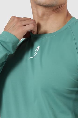 Image of FUAARK Men's Full Sleeves Gym Slim Fit T-Shirt