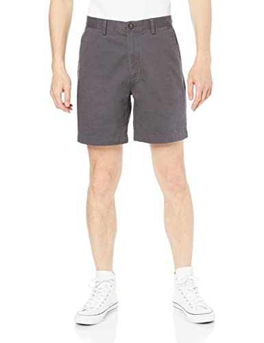 Amazon.co.jp: [Amazon Essentials] チノショートパンツ クラシックフィット メンズ チャコール W28