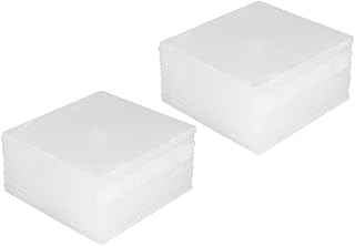 Holibanna 60 Pçs Cds Transparentes Carteira Skinny Bolsa Quadrada Caixa De Dvd Caixa De Armazenamento Estojo De Armazenamento De CD Estojo De CD Dvd Dvd Caixa Transparente Caixa De CD