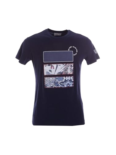 T-shirt bleu Yes-Zee T708 SU00 contre la chaleur et inconfort