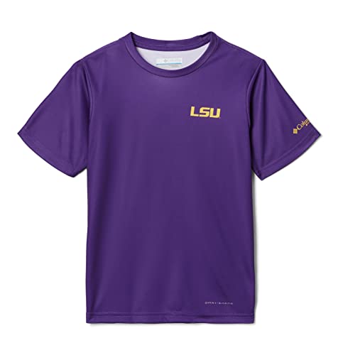 Image of Columbia Kids' Collegiate Terminal Tackle Short Sleeve Shirt