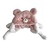 Cartoon Animal Hat Plush Baby Earflap Hat Comfortable & Soft Warm Bonnet Caps Fashion Headwear for 2 to 6 Years White