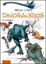 Dibujo y pinto dinosaurios Dinosaurios (Colorea y aprende a dibujar con plantillas)