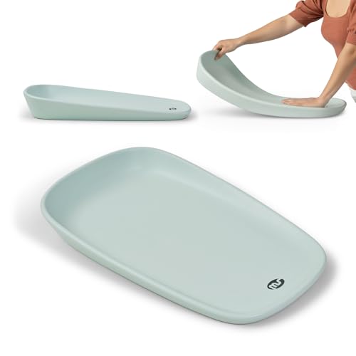 Ms BabyWorld FOAMY   Cambiador de Bebé Antideslizante EVA   Impermeable, Fácil de limpiar, Compacto para Viajes y Uso Diario | Desde 0m hasta 12 meses| 67x41x10