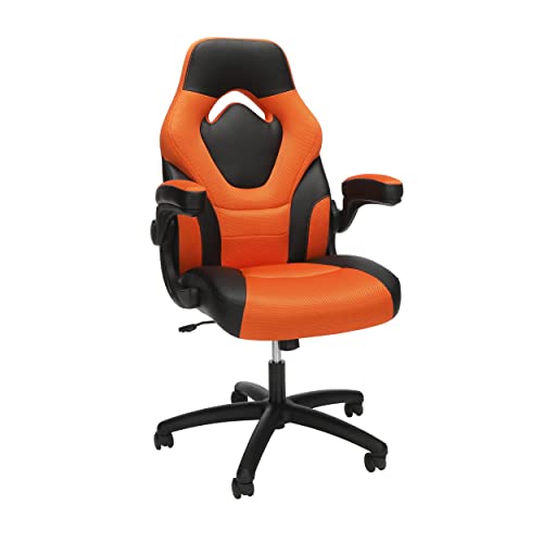 Ofm Gaming Chair Ergonomic Racing Style Pc Computer Desk Office Chair - 360 Swivel, Integrated Lumbar Support & Headrest, Adjustable Height, Recline Tilt Control, Flip-Up Arms, 275Lb Max, 2022 Orange #TOP6