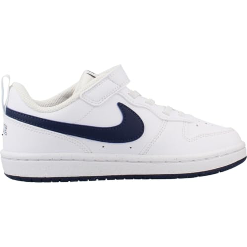 Chaussures Enfant Nike Court Borough basses blanches - vue 7