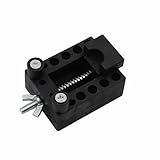 SENRISE Supporto per la rimozione della cassa dell'orologio, in PVC, regolabile, resistente all'usura, strumento di riparazione per gli appassionati di orologeria, Nero , 60mm*45mm/2.36in*1.77in