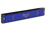JUAREZ Junior JJ24HB 24-otworowy klucz harmonijkowy w skali C, narządy jamy ustnej, osłona, aluminium, grzebień, ABS, trzcina, mosiądz niebieski