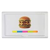 Azeeda 'Double Cheeseburger' Sticky Note Ruler Pad (ST00036890)