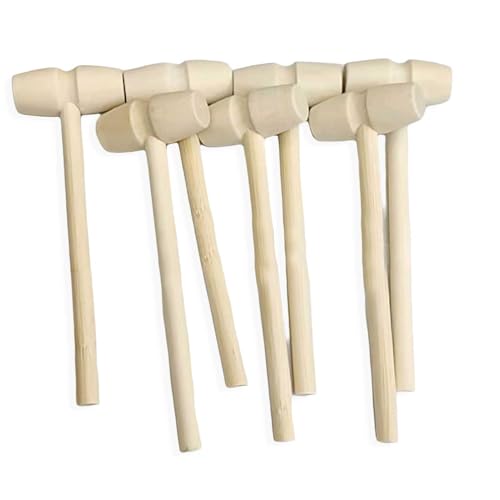 Marteau En Bois Pour Chocolat, Maillets En Bois Marteau En Forme De Cœur Cassable Mini Marteau En Bois Marteau De Crabe Shell Cracker Blocs De Construction Accessoires Pour Outil De Homard De Fruits D