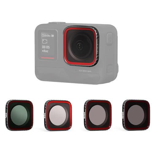 ND & CPL Filter Set Compatible for Insta360 Ace Pro Camera Lens Filter Protector Circular Polarizing Filter ND8 ND16 ND32 Neutral Density Lens Filter Kit Action Camera Accessories