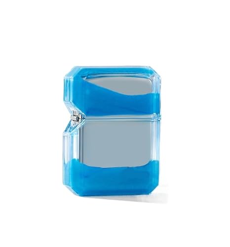 Encendedor portátil vintage de queroseno, azul