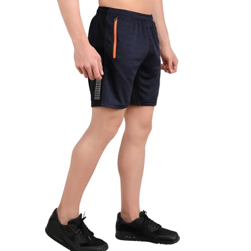 Image of Unbeatable Mens Shorts Pant for Gym, Running & Sports | Quick-Dry Workout Shorts for Men | Stylish Half Pant for Man with Zip Pocket | Lightweight Gym Shorts Summer Sports Shorts for Men