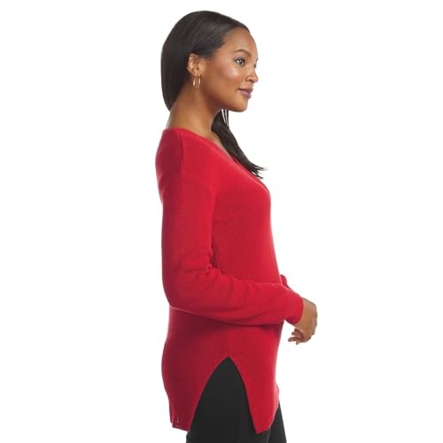 Masseys Women's Favorite V-Neck Knit Sweater2