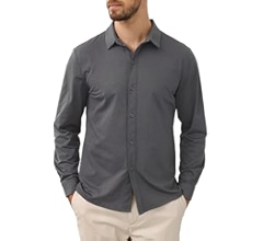 トップス tieme button up T-shirt-GRAY Effortless Long Sleeve T-shirt - Grey | Levi's® US