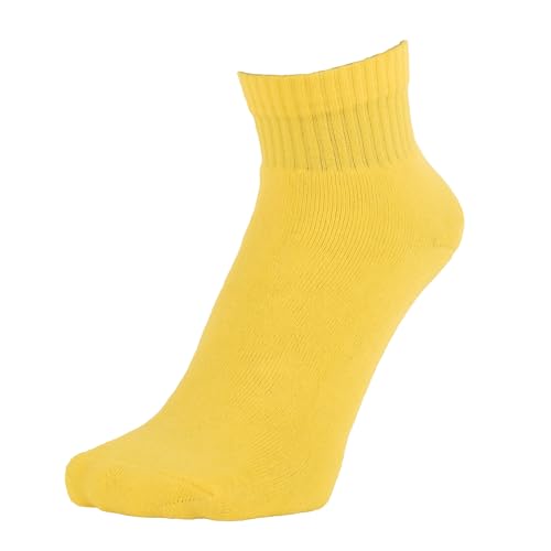 ZAKIRA Finest Combed Cotton Terry Lined Athletic Ankle Trainer Socks for Men, Women - 4 Pack3