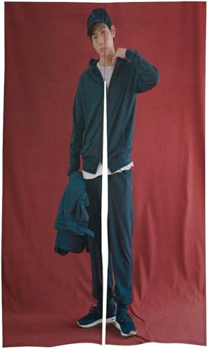 松下洸平 のれん 部屋仕切り 遮光 玄関のれんファッション 玄関 ドア カーテン お部屋 室内 洗面所 四季兼用 かわいい 断熱防寒 目隠し 入り口 86x143cm