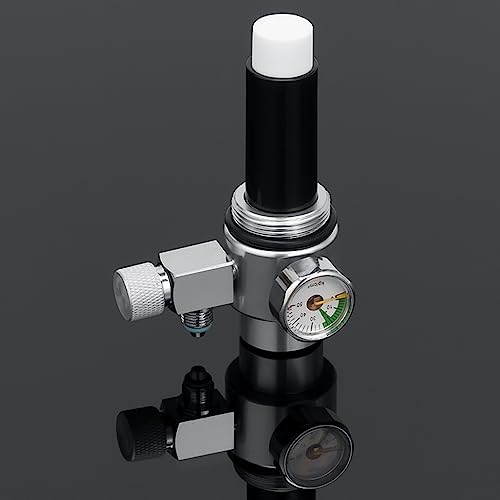Moniss Kit de sistema de gerador de CO2 para aquário duplo 5L Sistema de gerador de cilindro de aço