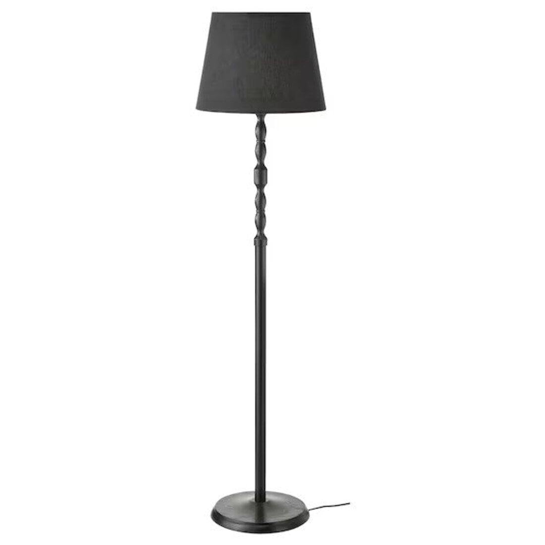 Ikea KINNAHULT Floor lamp, Black ash/Black : Amazon.in: Home & Kitchen