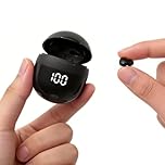Invisible Earbuds Bluetooth for Small Ear Canal Wireless Mini Sleep in Ear Smallest Headphones Ultra Small Tiny Sleep Hidden Earbuds for Side Sleepers Work Ear Buds Earphones Headsets with Mic
