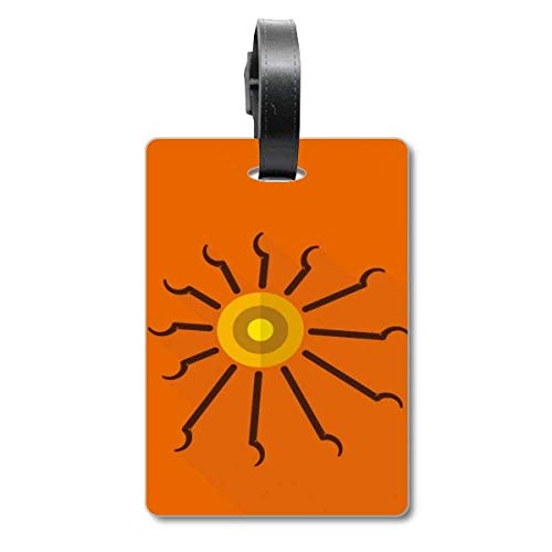 Étiquette de valise style égyptien pour vos vacances au soleil