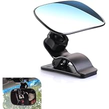 Car Interior Rearview Baby Mirror, 360 Rotation Safety Auto Seat Mirror, Kids Car Accessories, Universal for Observing Infant Toddler Child Children Backseat Adjustable Rearview