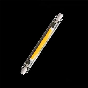 R7S LED لمبة COB أنبوب زجاجي 78 مم 20 وات 118 مم 30 وات استبدال مصباح هالوجين 80 وات J78 J118 ضوء الصمام الثنائي AC 110V 140V ، الضوء الطبيعي ، 40 وات 118 مم