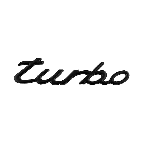 Adesivo per auto con logo Turbo, universale, nero