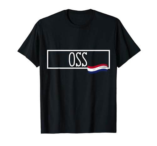 Oss Países Bajos Ciudad Nederland País Oss Holanda Viajes Camiseta